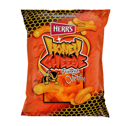 Herrs Honey Cheese Curls | 42 x 28gr