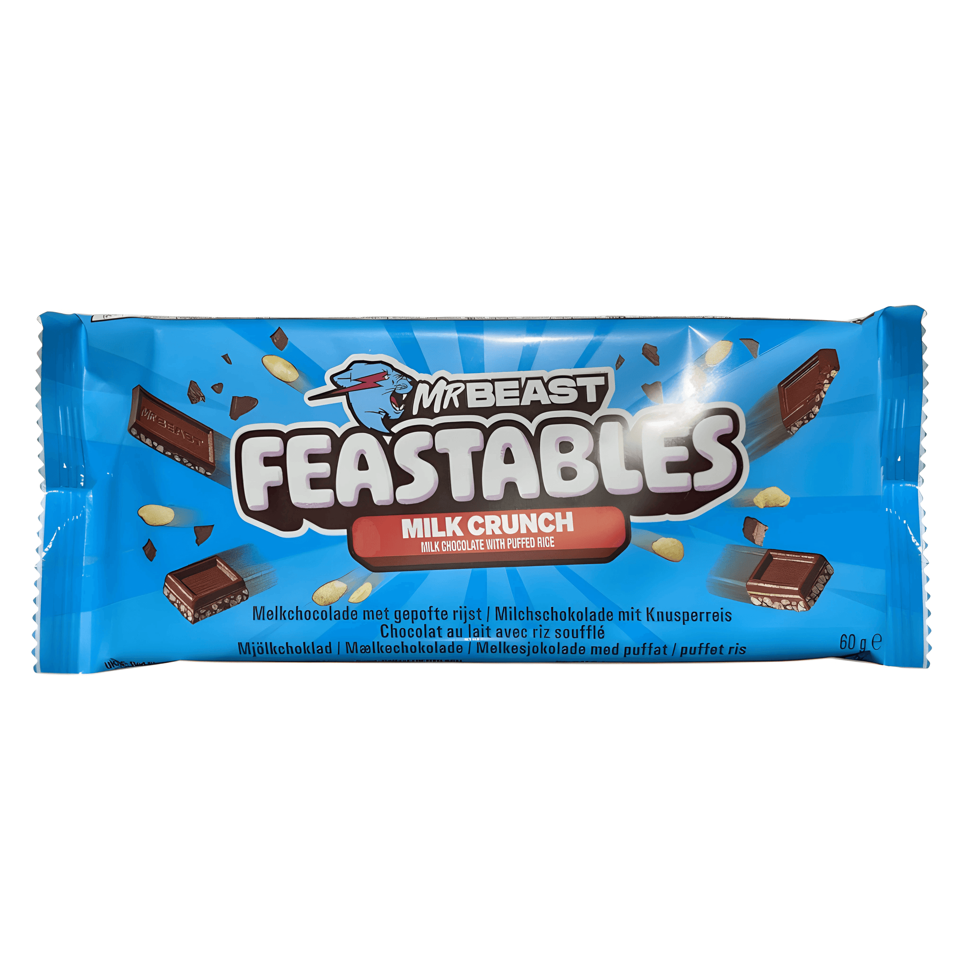Mr Beast Feastables Crunch Chocolate | 10 x 60g