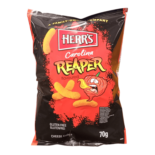 Herrs Carolina Reaper Cheese Curls | 18 x 70gr