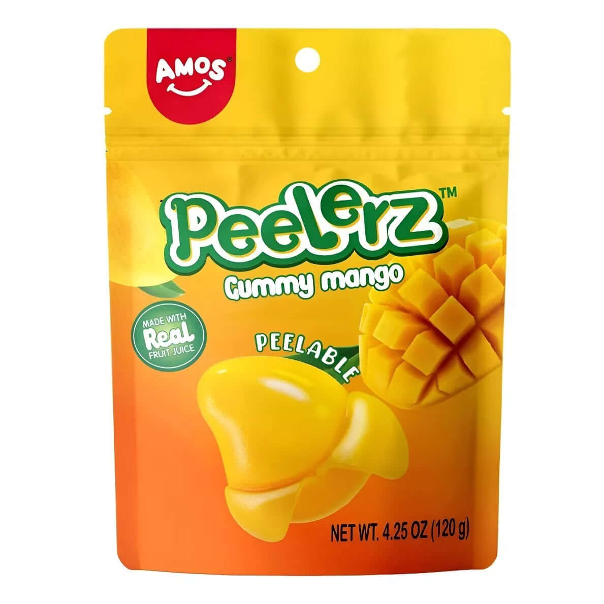 Amos Peelerz Gummy Mango | 12 x 120gr
