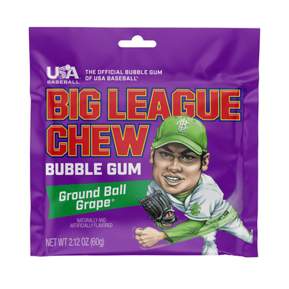 Big League Chew Grape | 12 x 60gr