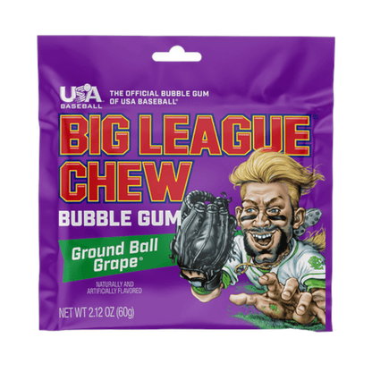Big League Chew Grape | 12 x 60gr