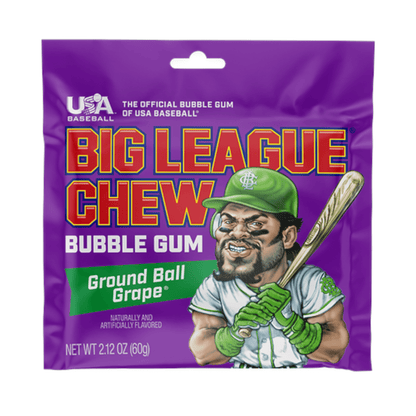 Big League Chew Grape | 12 x 60gr