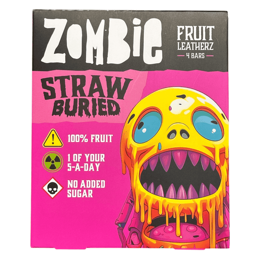 Zombie Straw Buried Fruit Leatherz Bars | 10 x 4 x 25gr