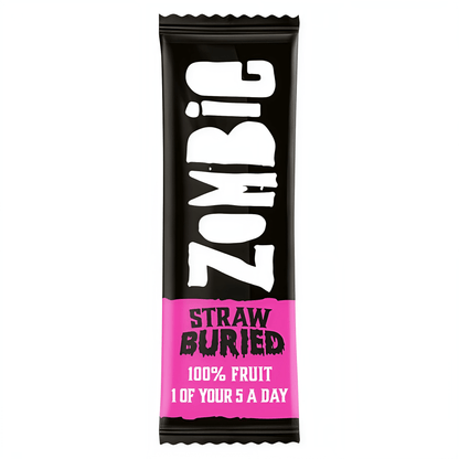 Zombie Straw Buried Fruit Leatherz Bars | 10 x 4 x 25gr