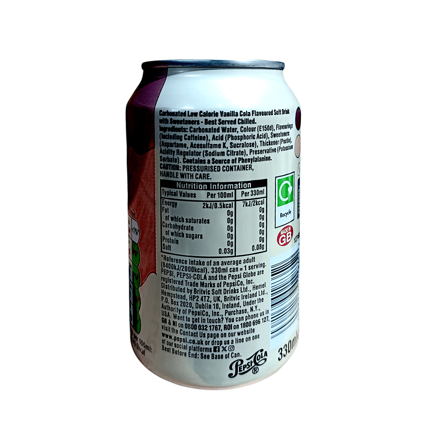 Pepsi Cream Soda | 24 x 330ml