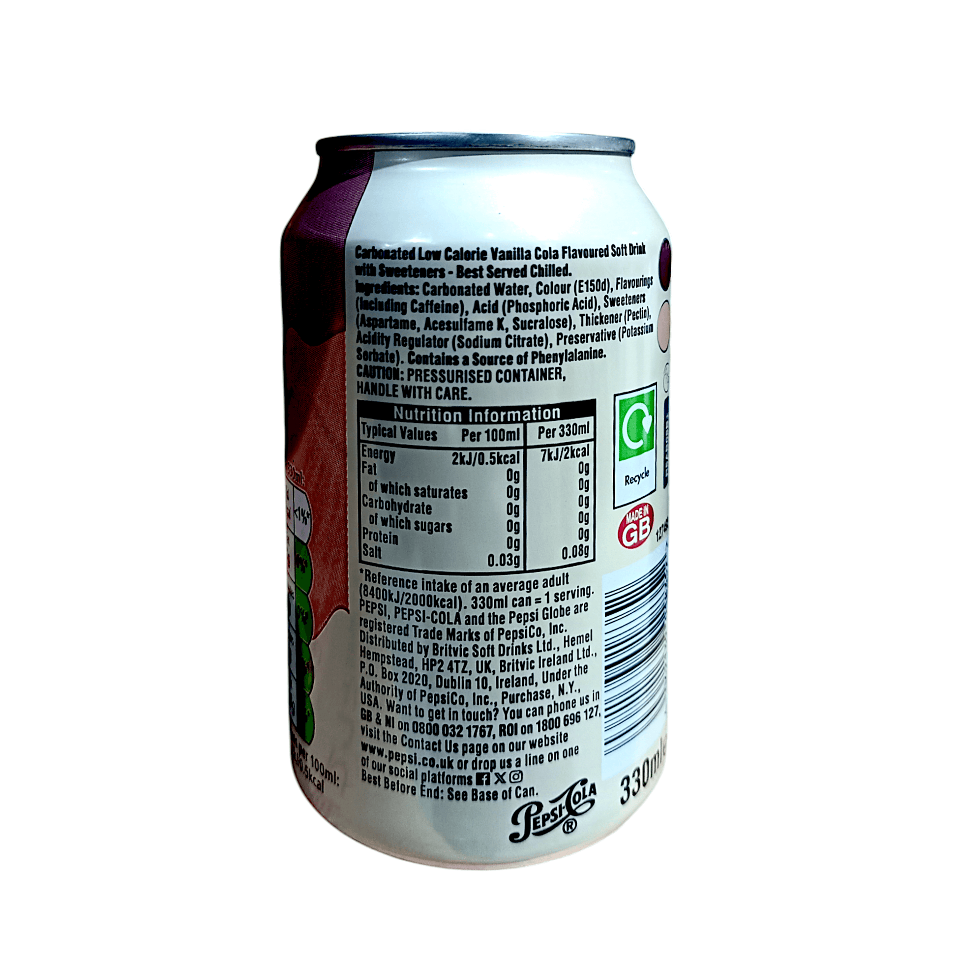 Pepsi Cream Soda | 24 x 330ml