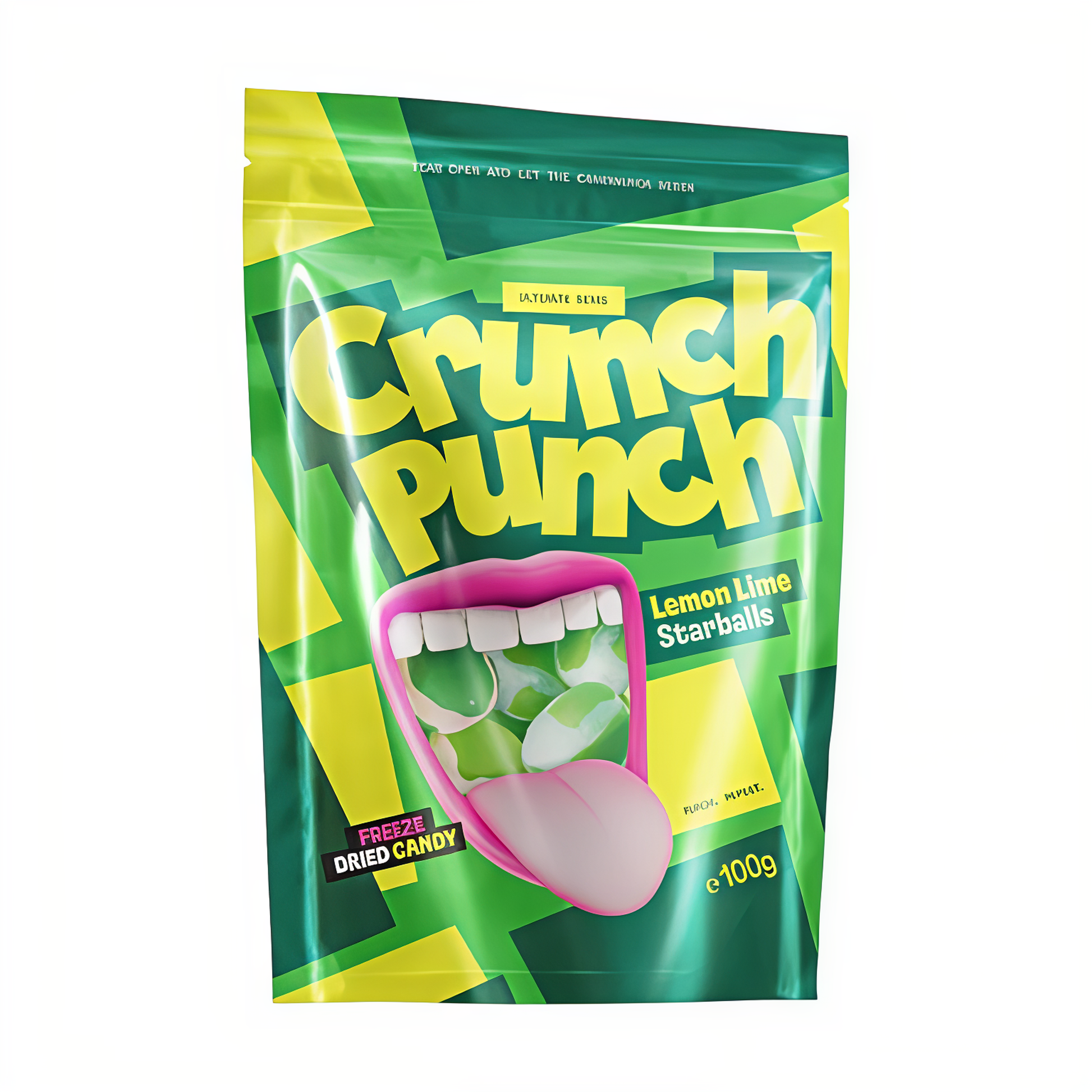 Crunch Punch Lemon Lime Starballs | 15 x 100gr