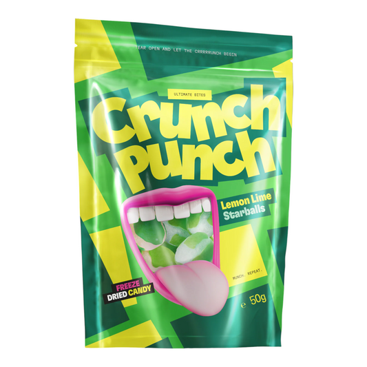 Crunch Punch Lemon Lime Starballs | 15 x 50gr