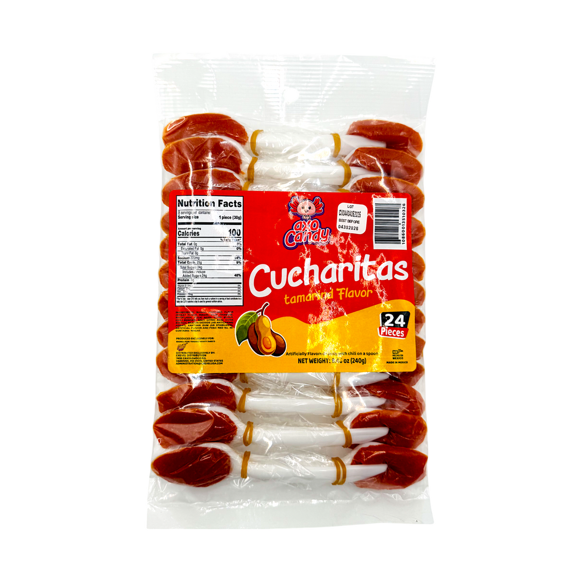 CANDY AXO CANDY 24 x 10 GR CUCHARA TAMARINDO