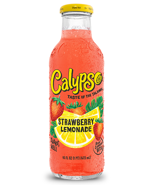 BEVER CALYPSO 473 ML LEMONADE STRAWBERRY (PFAND) | 12 x 473ml