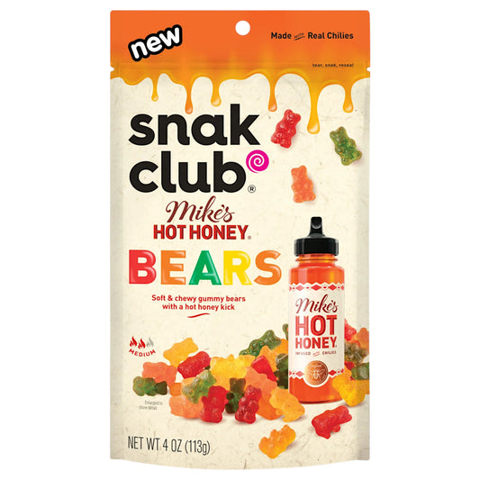 CANDY SNAK CLUB 113 GR MIKES HOT HONEY BEARS | 6 x 113g