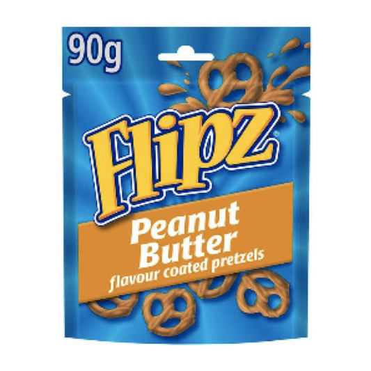 SNACK FLIPZ 90 GR PEANUT BUTTER PRETZELS | 6 x 90g