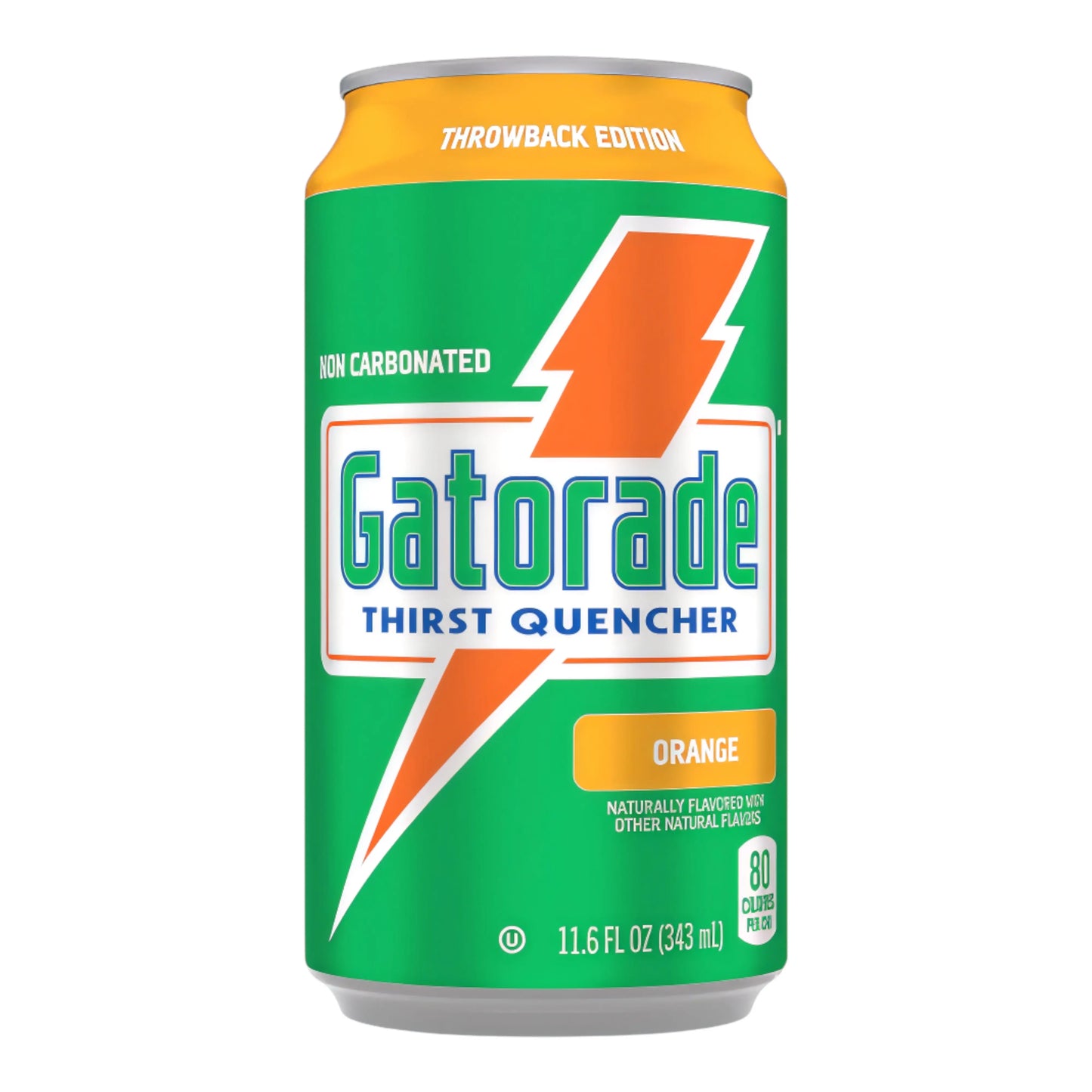BEVER GATORADE 343 ML ORANGE CAN | 24 x 343ml