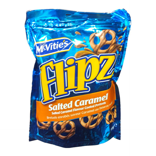 SNACK FLIPZ 90 GR SALTED CARAMEL PRETZELS | 6 x 90g