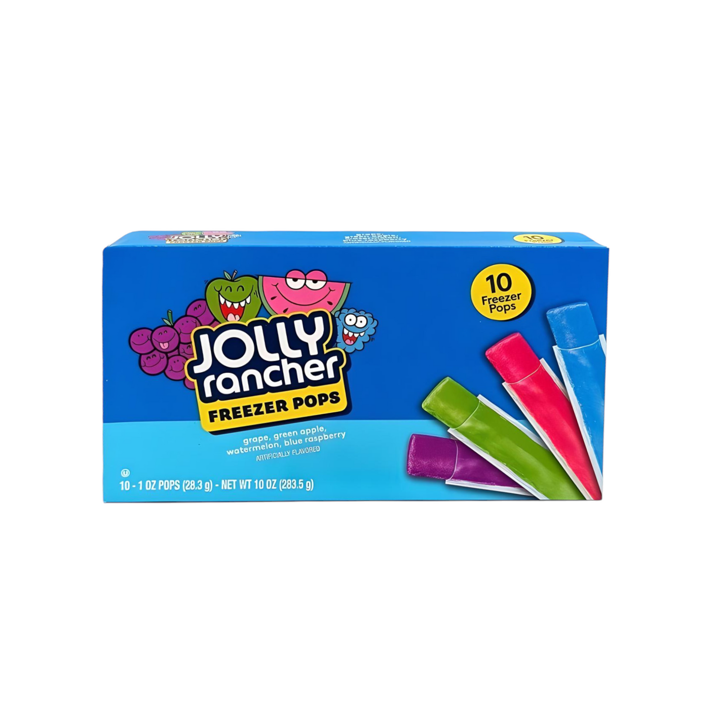 CANDY JOLLY RANCHER 10 x 28.3 GR FREEZER POPS | 12 x 10 x 28.3g
