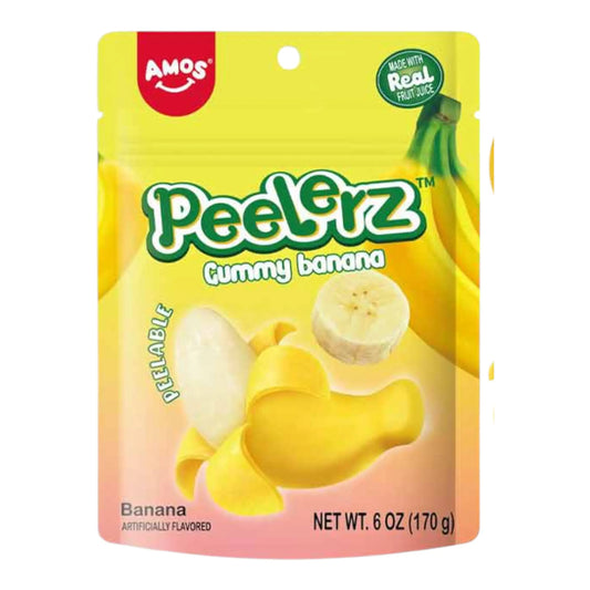 CANDY AMOS 65 GR PEELERZ GUMMY BANANA HALAL | 24 x 65g