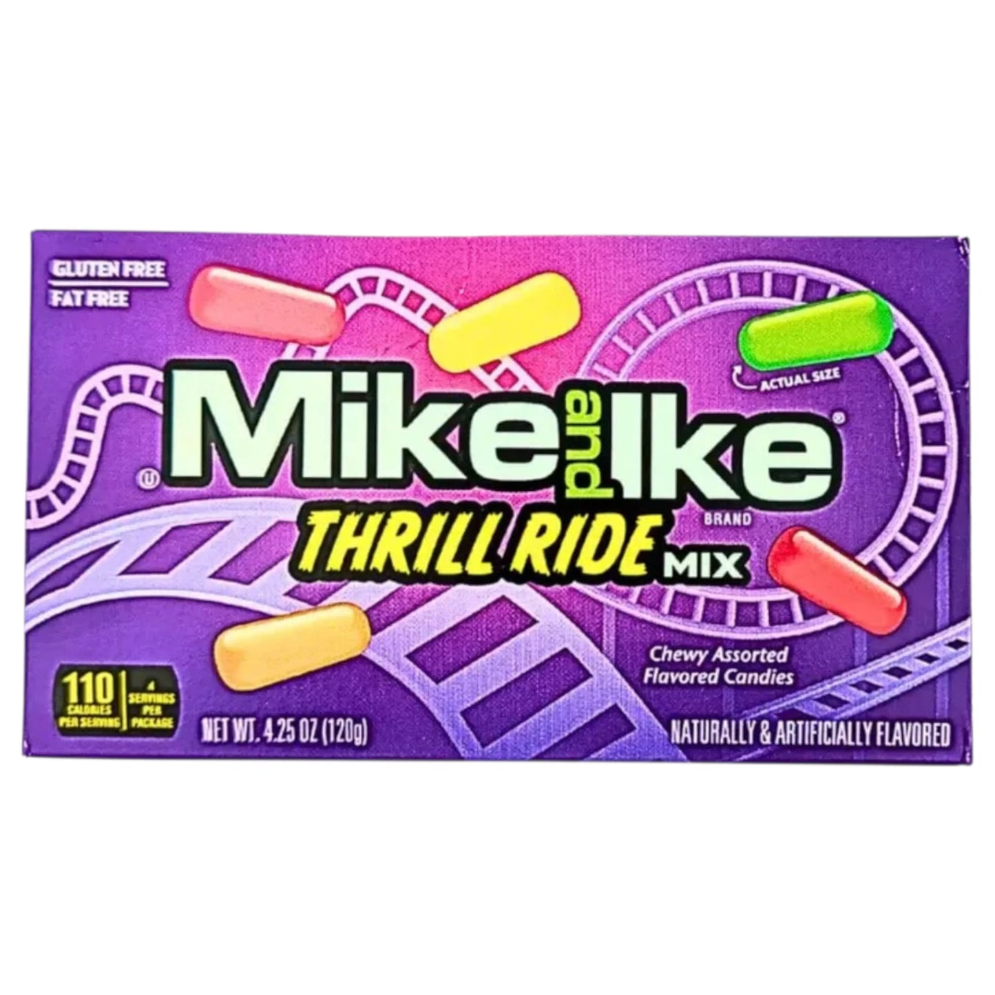 CANDY MIKE & IKE 120 GR THRILL RIDE MIX | 12 x 120g