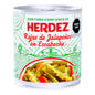 CHILE HERDEZ 205 GR JALAPENO RAJAS | 24 x 205g