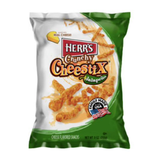 SNACK HERRS 227 GR JALAPEÑO CHEESE STIX | 8 x 227g
