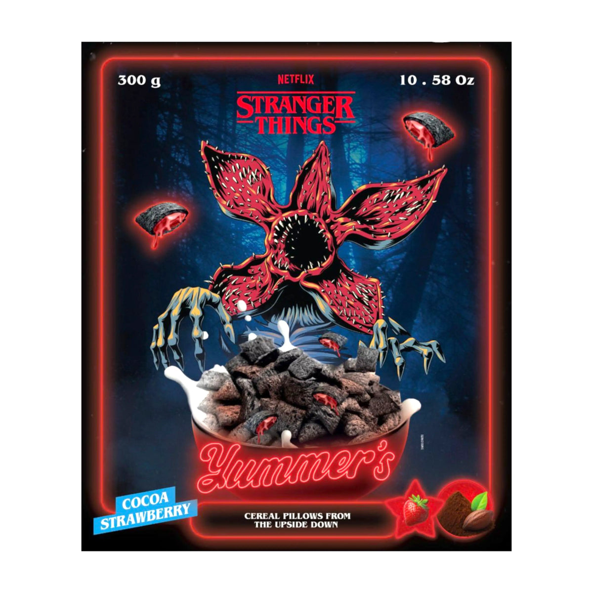 BFCER YUMMERS 300 GR STRANGER THINGS CHOCOLATE STRAWBERRY | 12 x 300g