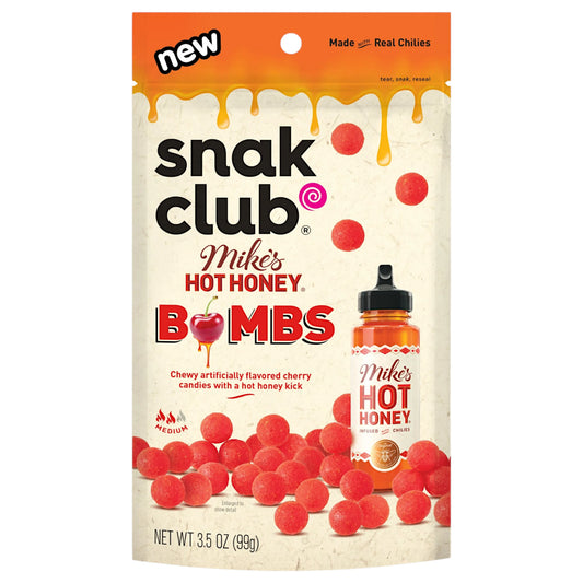 CANDY SNAK CLUB 99 GR MIKES HOT HONEY CHERRY BOMBS | 6 x 99g