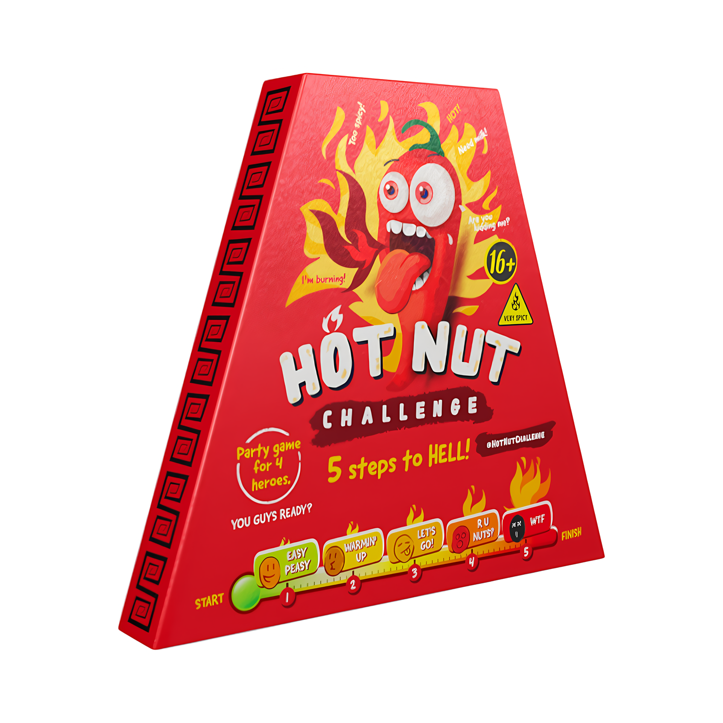 SNACK HOT CHIP 24 GR HOT NUT CHALLENGE (10 UN) | 10 x 24g