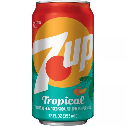 BEVER 7UP 355 ML TROPICAL (12 UN) | 12 x 355ml