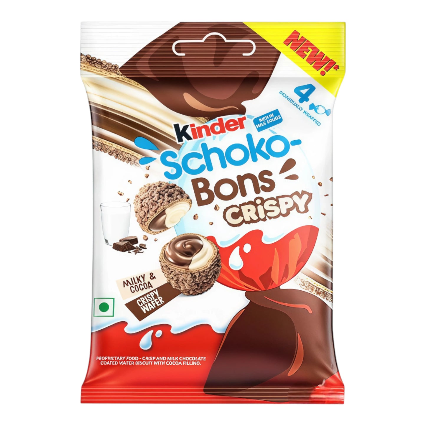 CANDY KINDER 12 x 22 GR SCHOKO BONS CRISPY