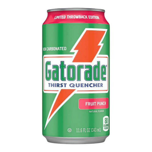 BEVER GATORADE 343 ML FRUIT PUNCH CAN | 24 x 343ml