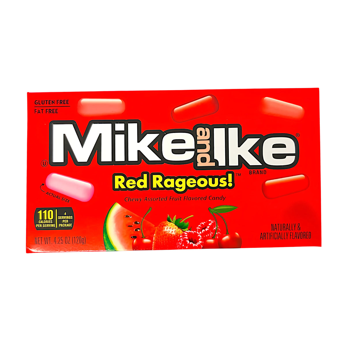 CANDY MIKE & IKE 120 GR RED RAGEOUS THEATER BOX | 12 x 120g