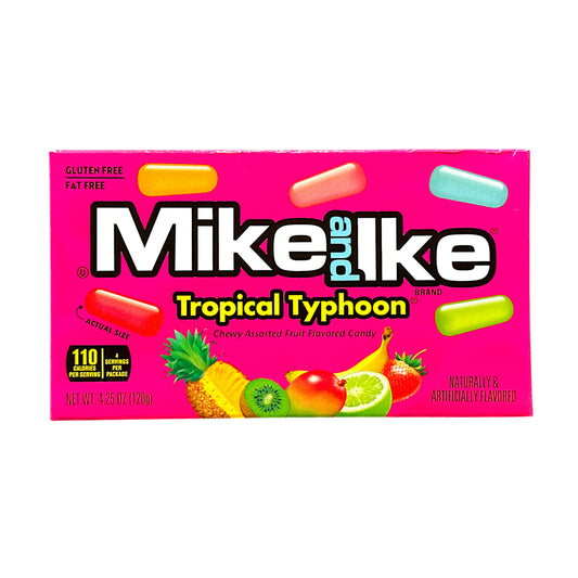 CANDY MIKE & IKE 120 GR TROPICAL TYPHOON THEATER BOX | 12 x 120g