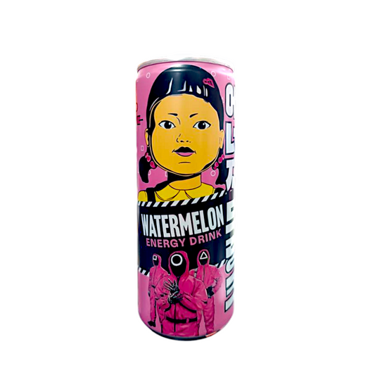 BEVER SQUID GAME 250 ML WATERMELON ENERGY DRINK (PFAND) | 24 x 250ml