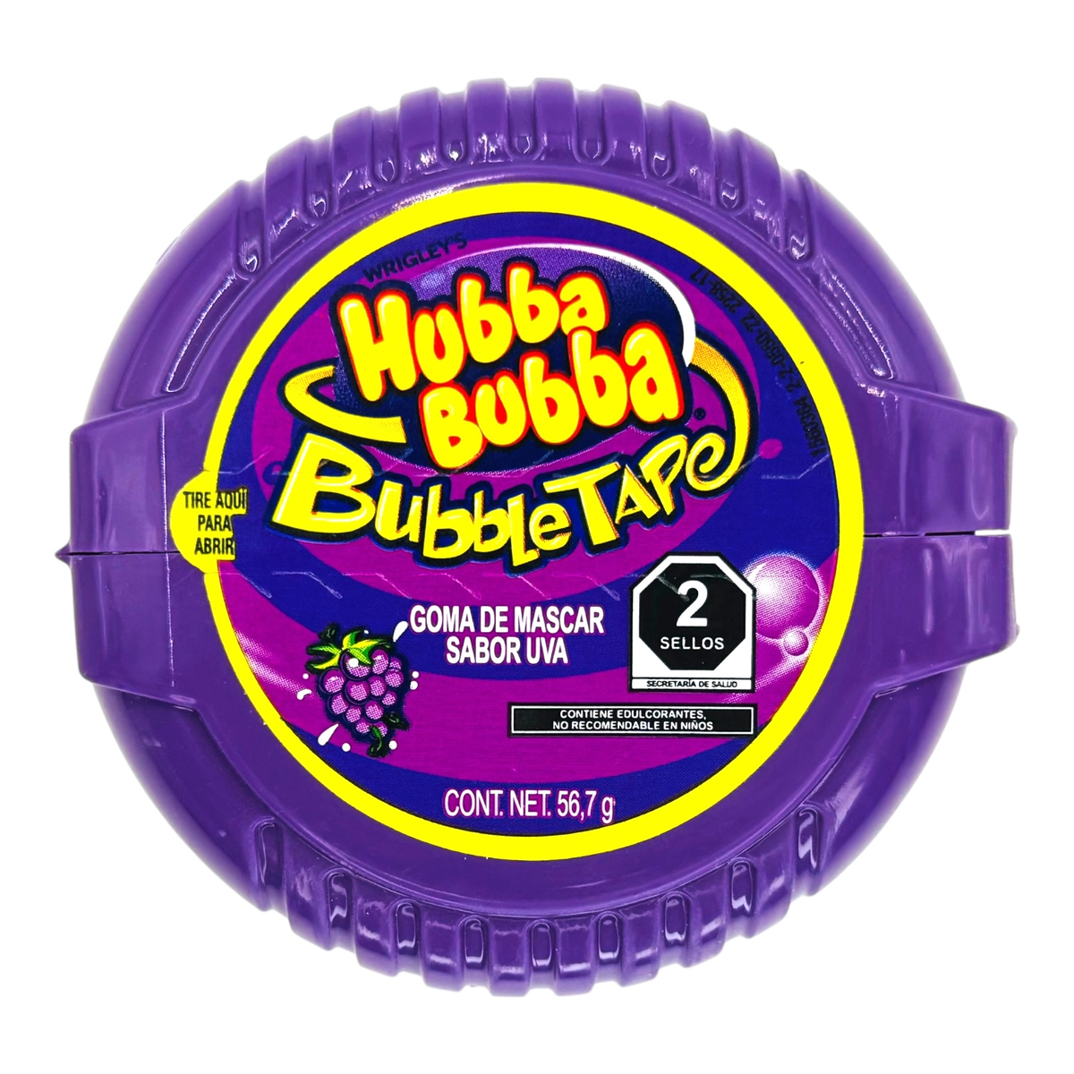 CANDY HUBBA BUBBA 6 x 56 GR GRAPE (MEXICO EDITION)