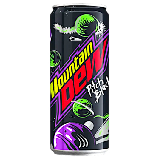 BEVER MOUNTAIN DEW 330 ML PITCH BLACK | 24 x 330ml
