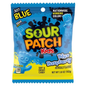 CANDY SOUR PATCH KIDS 102 GR BLUE RASPBERRY PEG BAG | 12 x 102g