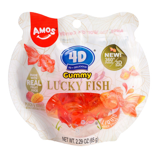 CANDY AMOS 65 GR 4D LUCKY FISH | 24 x 65g