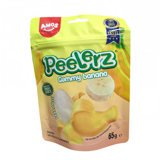 CANDY AMOS 65 GR PEELERZ GUMMY BANANA | 24 x 65g
