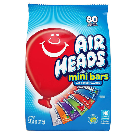 Airheads Mini Bars Assorted | 4 x 912g