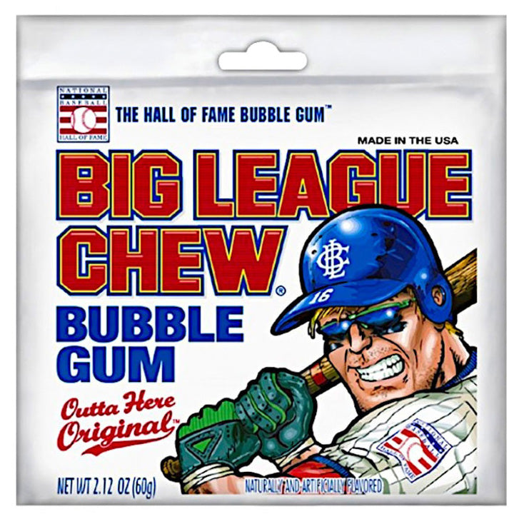 Big League Chew Original Bubble Gum | 12 x 60g
