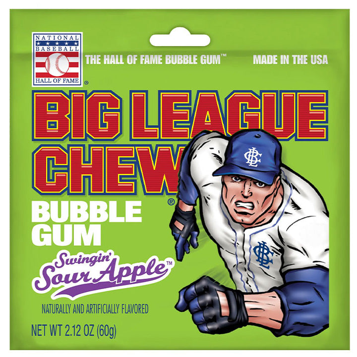 Big League Chew Sour Apple | 12 x 60g