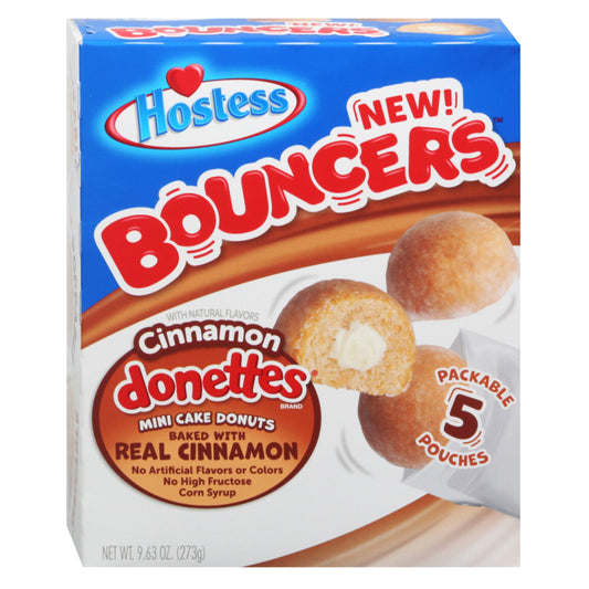 Hostess Bouncers Cinnamon Donettes | 5 x 273g