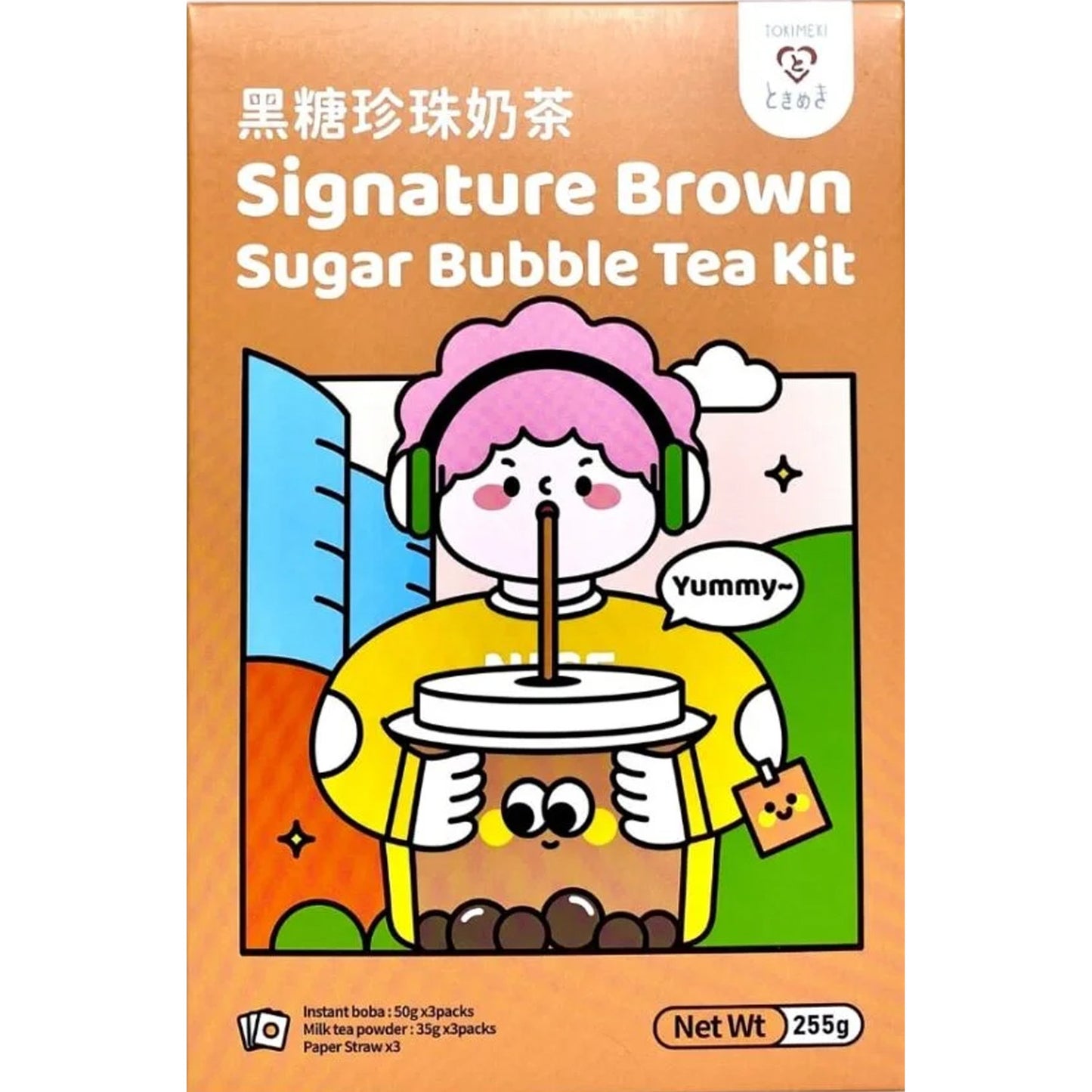 Tokimeki Bubble Tea Kit Brown Sugar | 24 x 255g