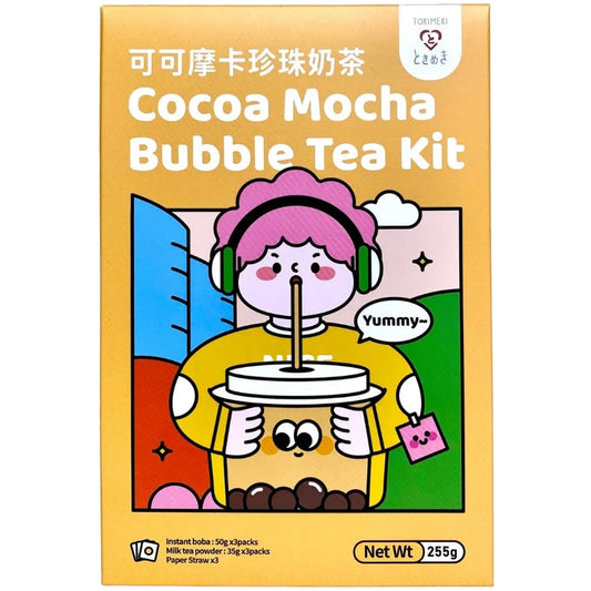 Tokimeki Bubble Tea Kit Cocoa Mocha | 24 x 255g