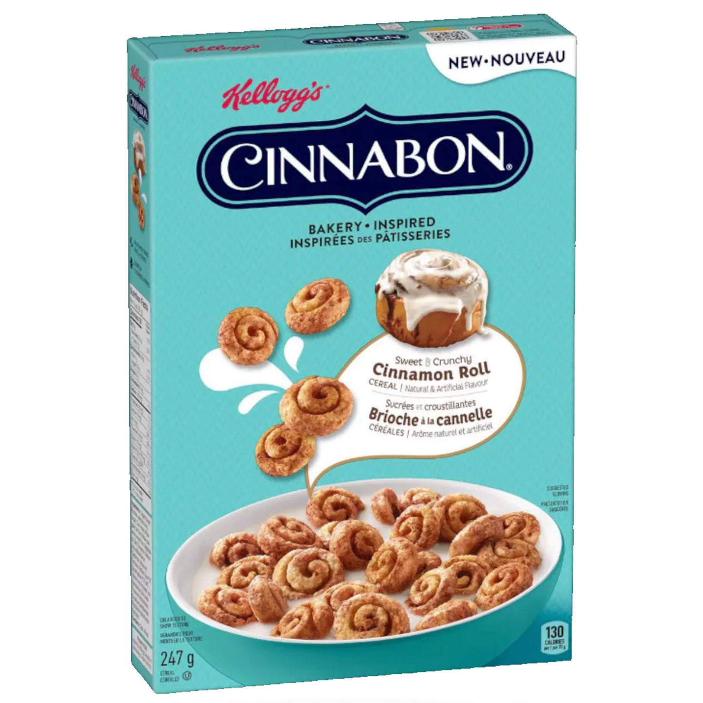 Kellogg's Cinnabon Cinnamon Roll Cereal | 10 x 247g