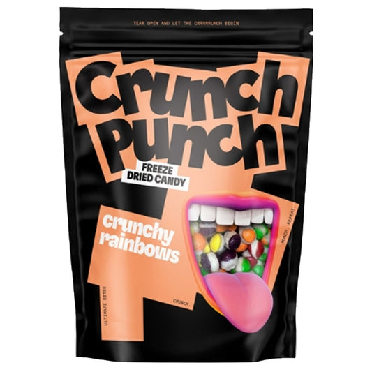 Crunch Punch Freeze Dried Candy Crunchy Rainbows | 15 x 100g