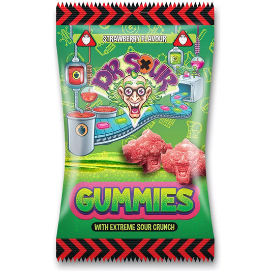 Dr Sour Gummies Strawberry | 12 x 200g