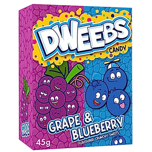 Dweebs Candy Grape & Blueberrry | 24 x 45g