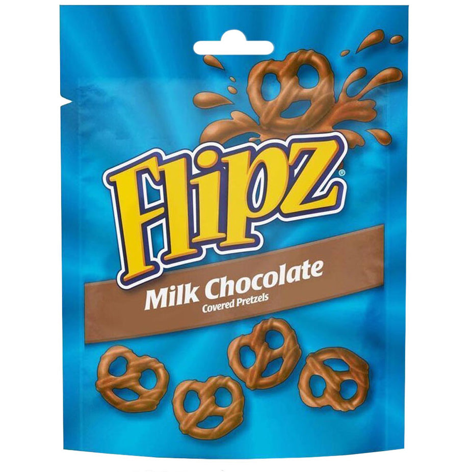 Flipz Milk Chocolate Pretzels | 8 x 140g