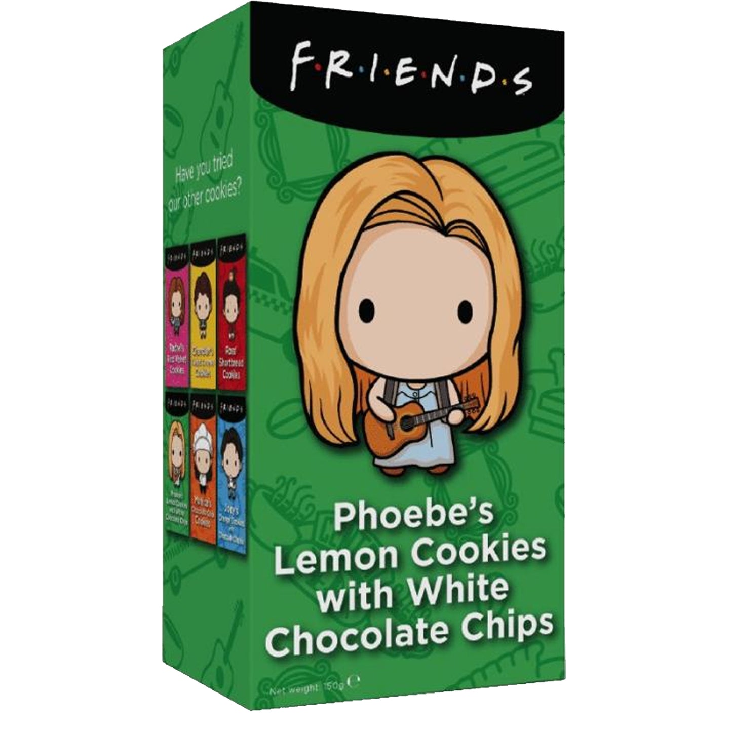 Friends Cookies Phoebe's Lemon White Chocolate Chip | 12 x 150g